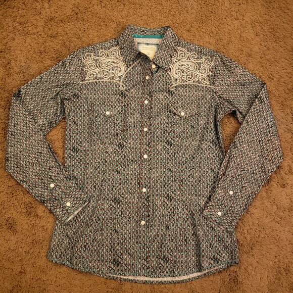 Panhandle Tops - Panhandle Rough Stock Western Button Down Shirt